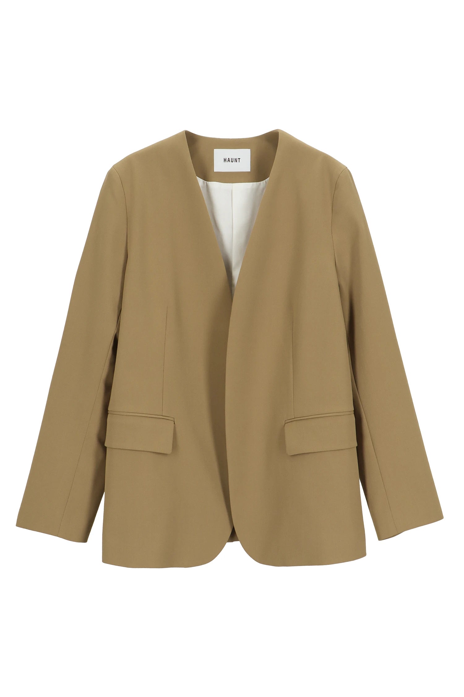 COLLARLESS JACKET