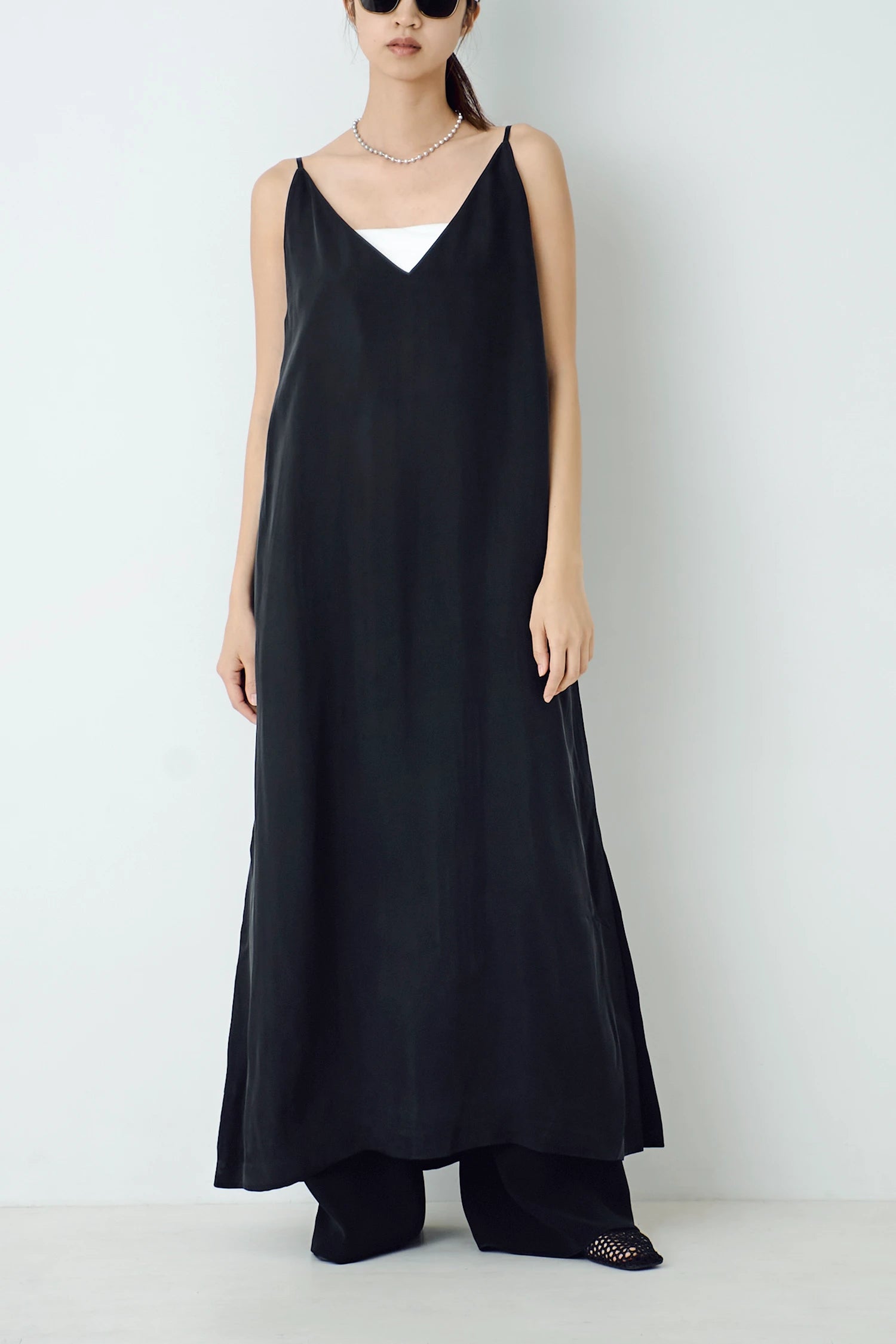 V-NECK CAMI DRESS