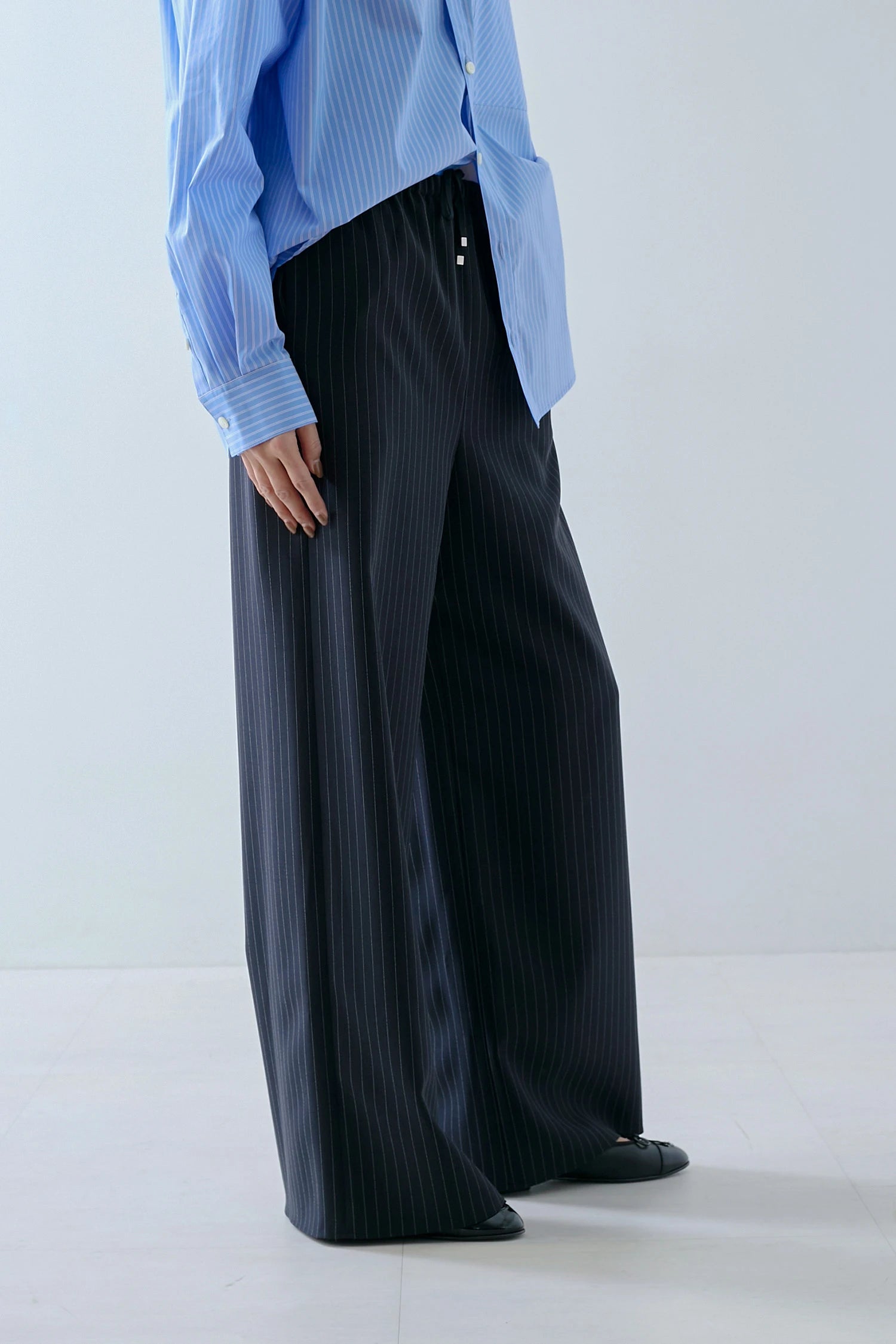 STRIPED EASY PANTS