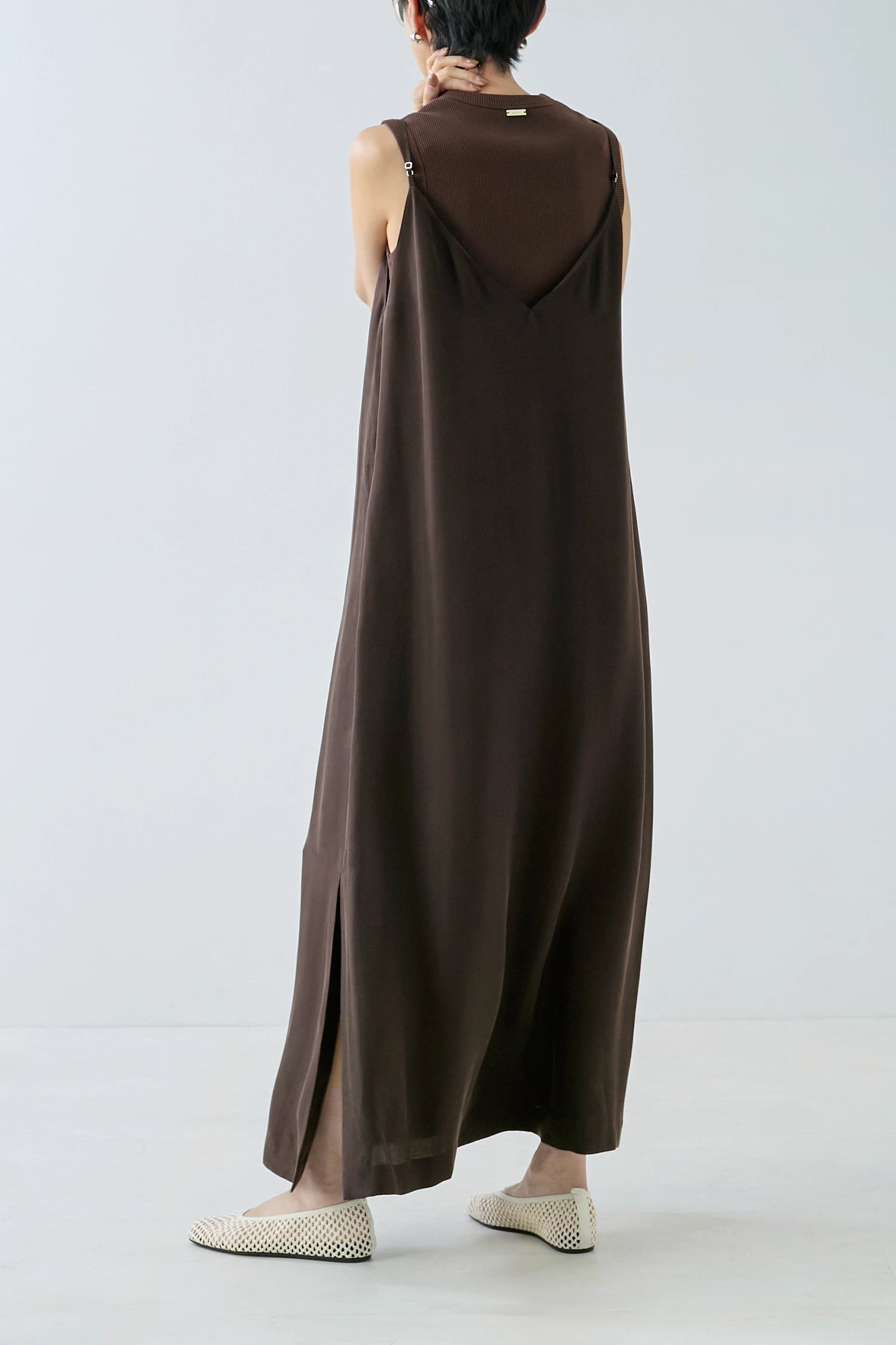 V-NECK CAMI DRESS