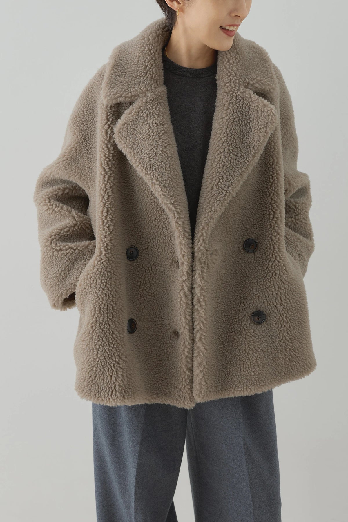 HAUNT BOA COAT Coat