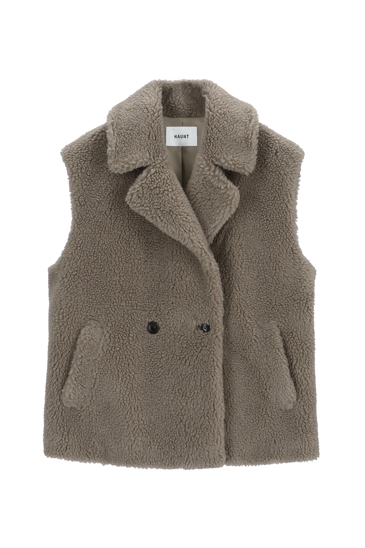 HAUNT TAILORED BOA VEST Coat