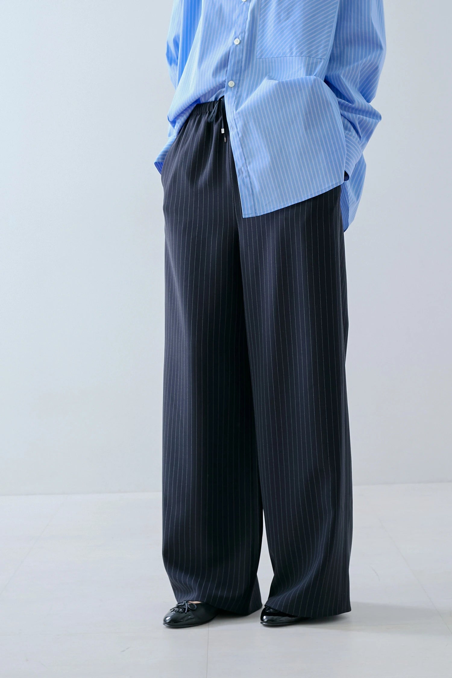 STRIPED EASY PANTS
