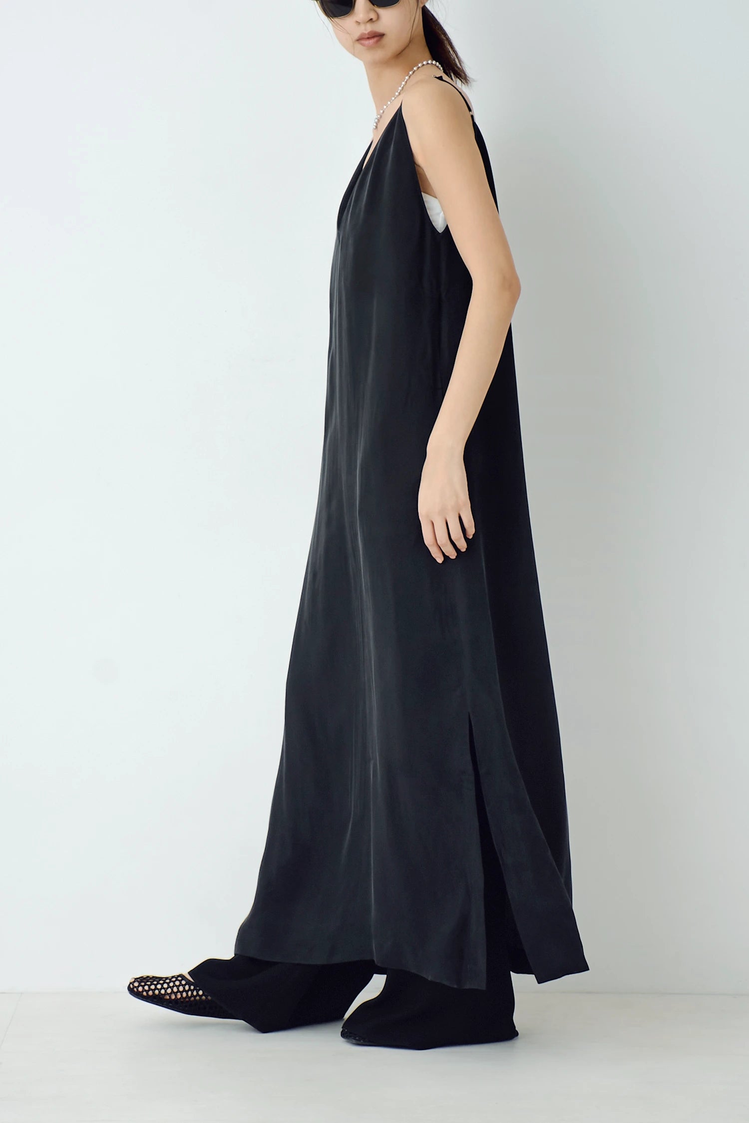 V-NECK CAMI DRESS
