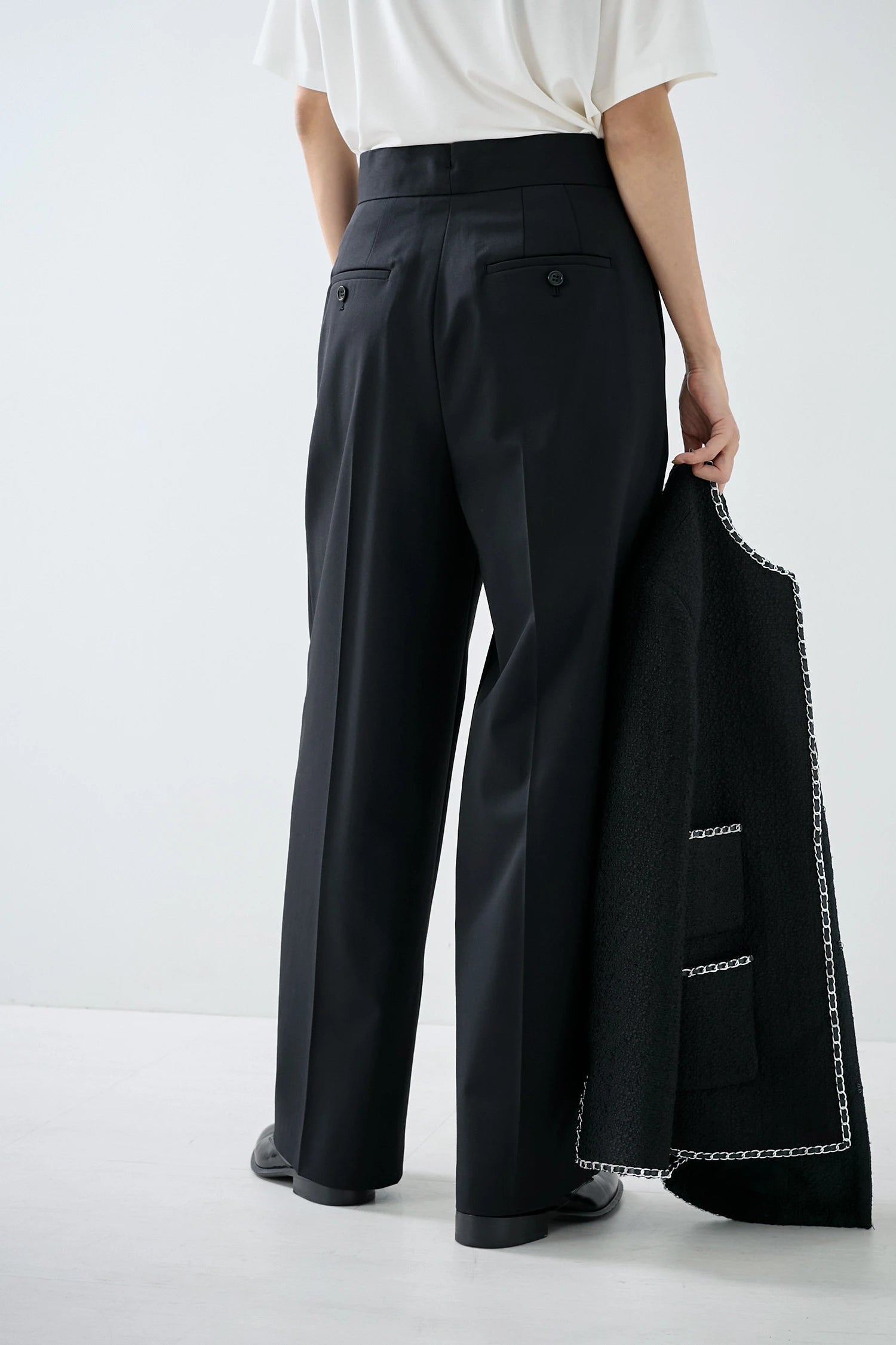 PLEATED PANTS