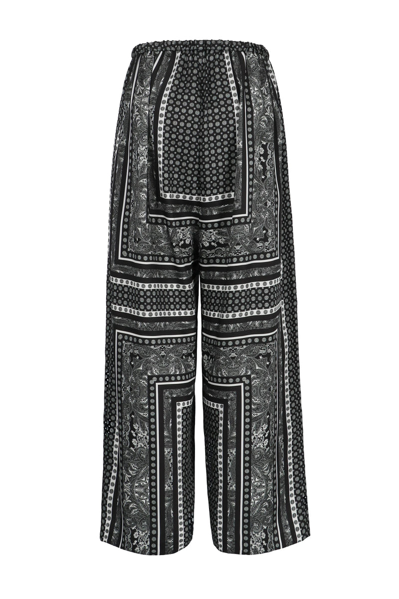 BANDANA PRINT PANTS