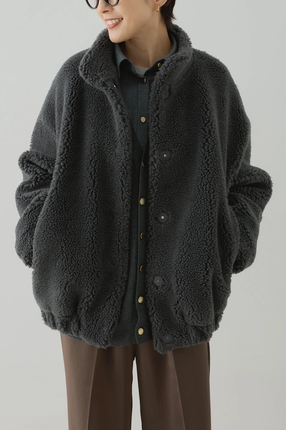 HAUNT BOA BLOUSON Coat