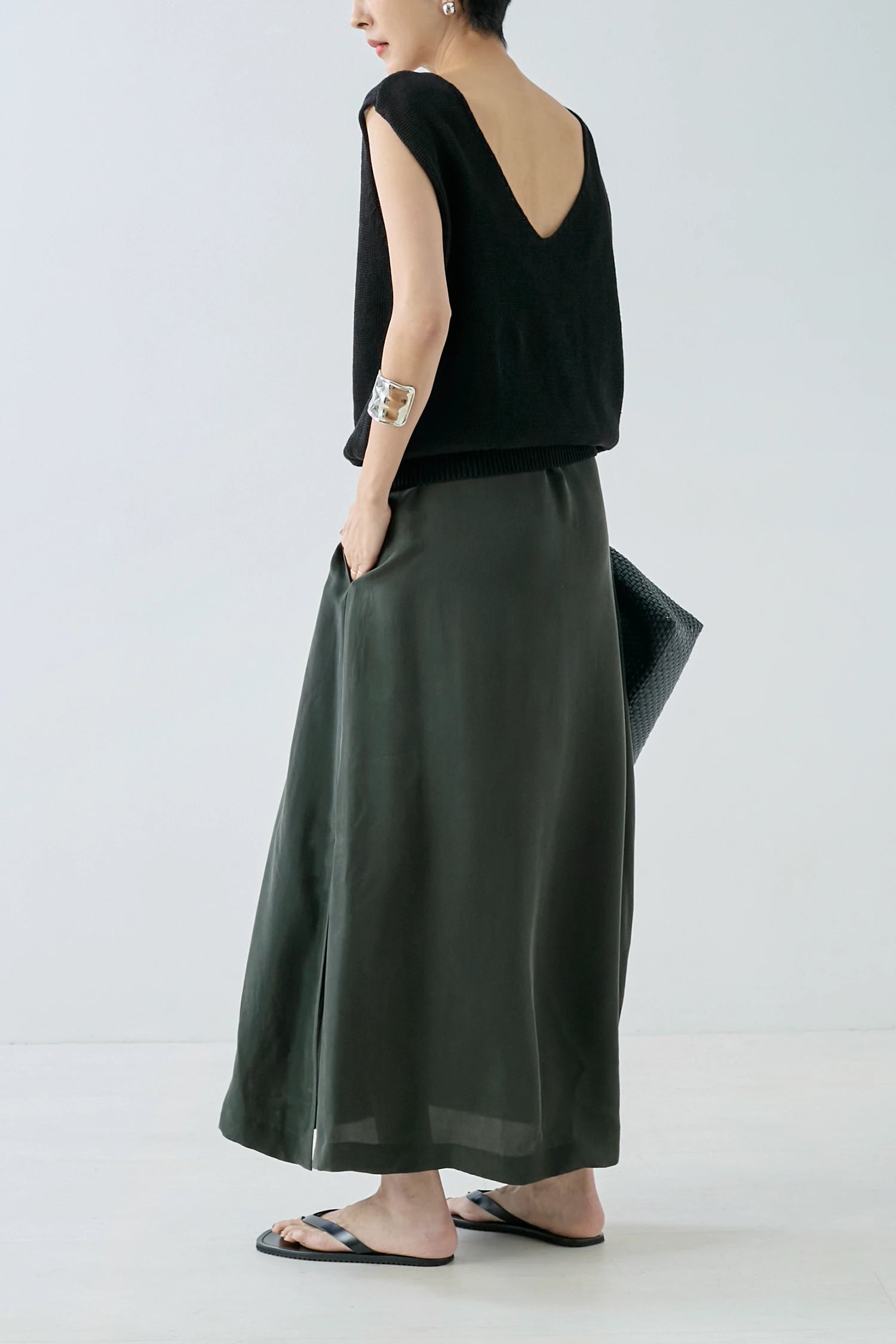 V-NECK CAMI DRESS